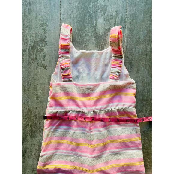 $78 EGG by Susan Lazar Designer One Piece Jumpsuit Romper Outfit Easter Pink 4T - Picture 8 of 8